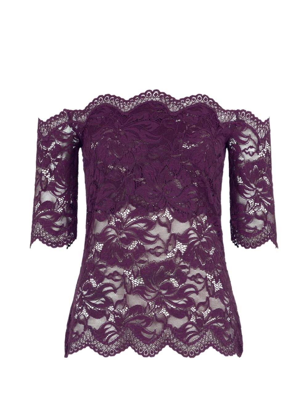 Rabanne 26AJT0697PA0170 Top Magenta Purple Donna