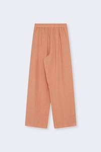 The New Society Melissa pantaloni lino peach nougat donna