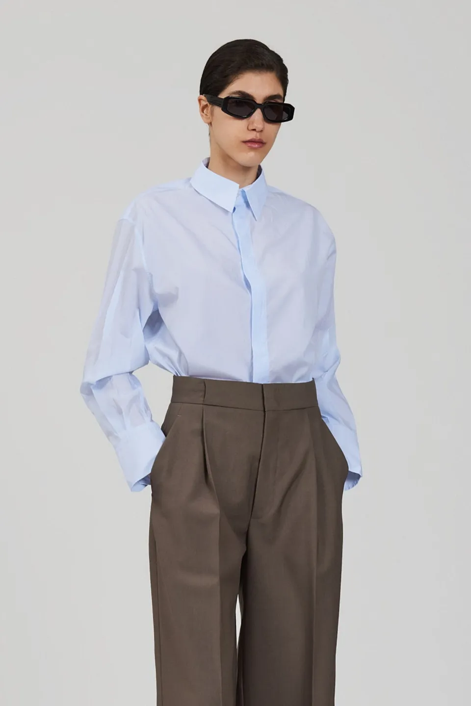 Sa Su Phi Marcella camicia regolare donna bianca cotone