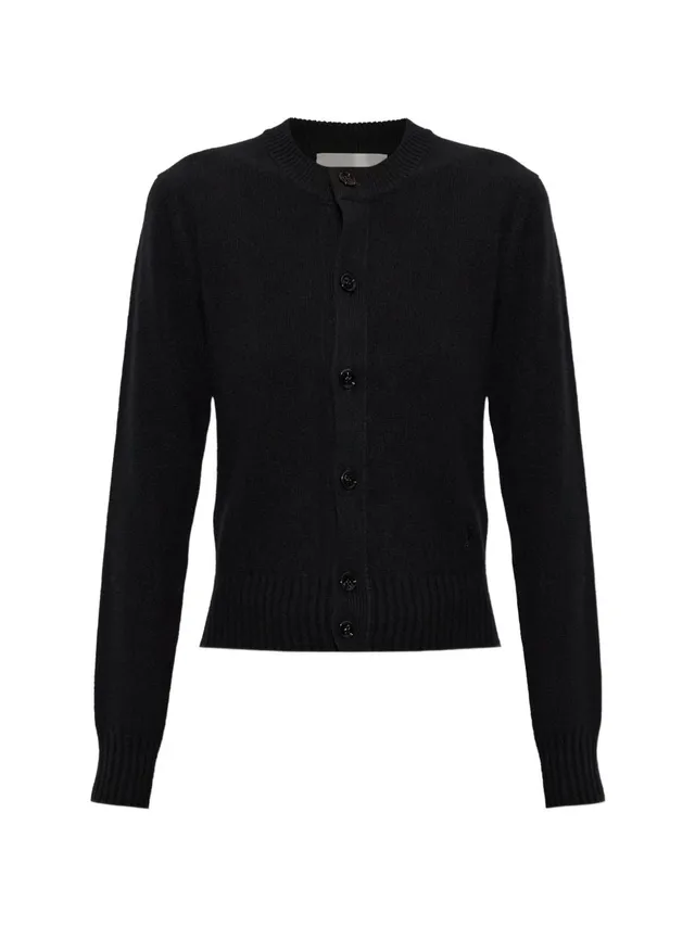 AMI FKC364 cardigan donna nero