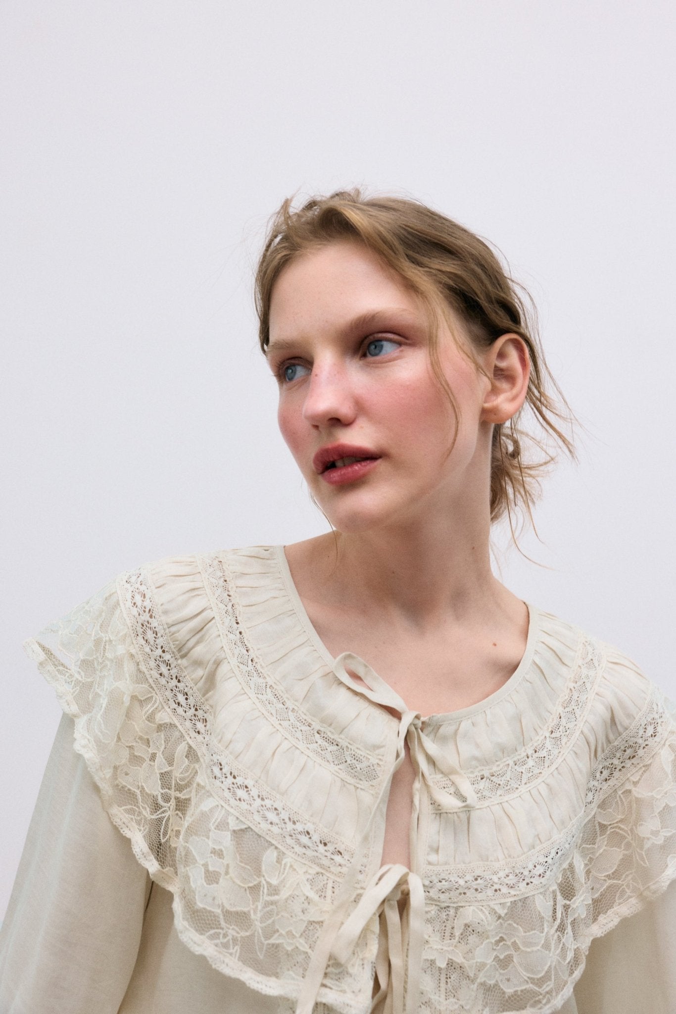 The New Society Ammi blusa ecru viscosa