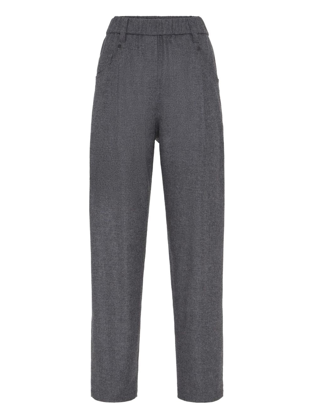 Brunello Cucinelli MB162P8417 pantaloni grigio medio