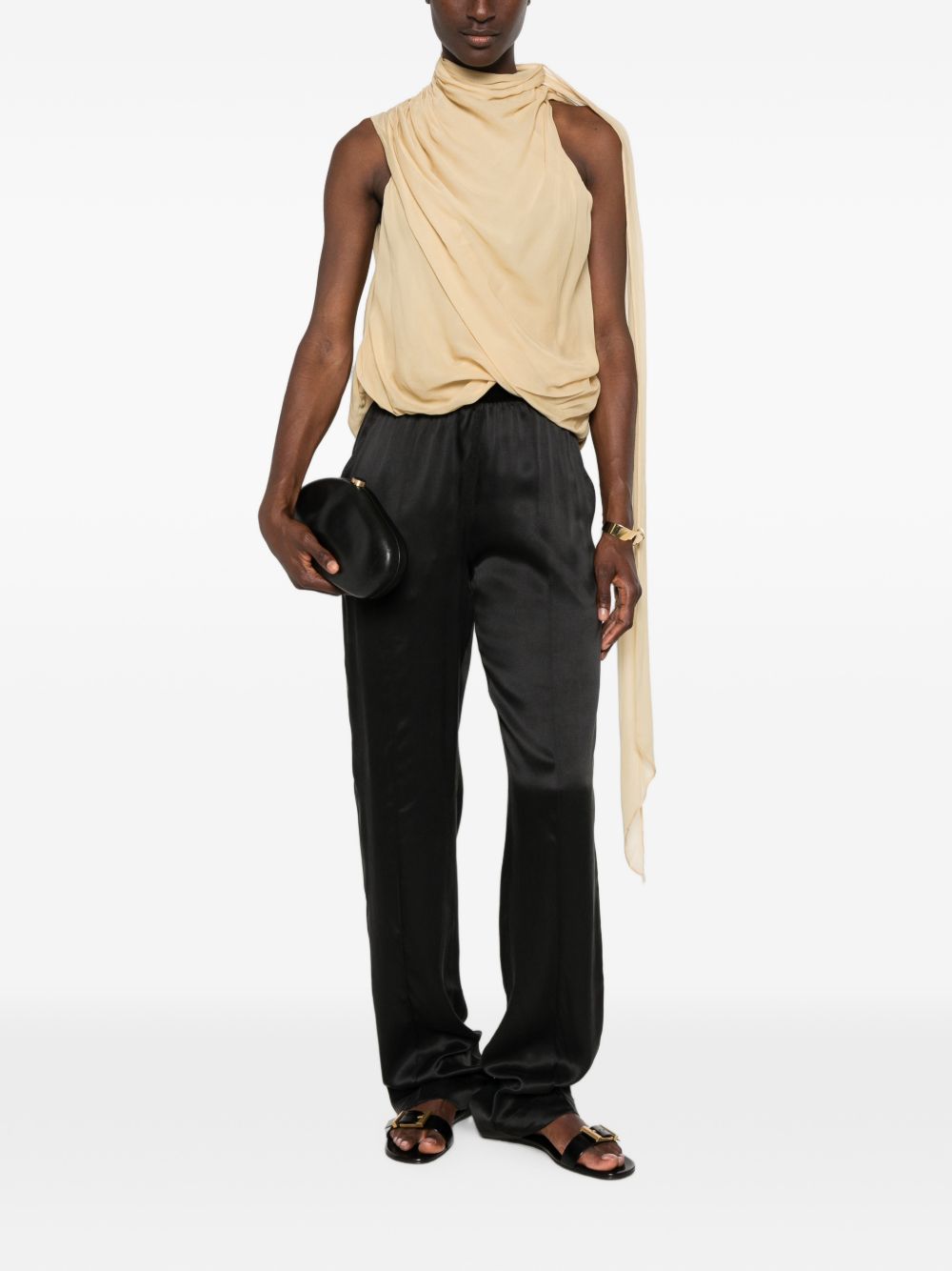 Tom Ford PAW683FAX1720NAA pantaloni neri donna