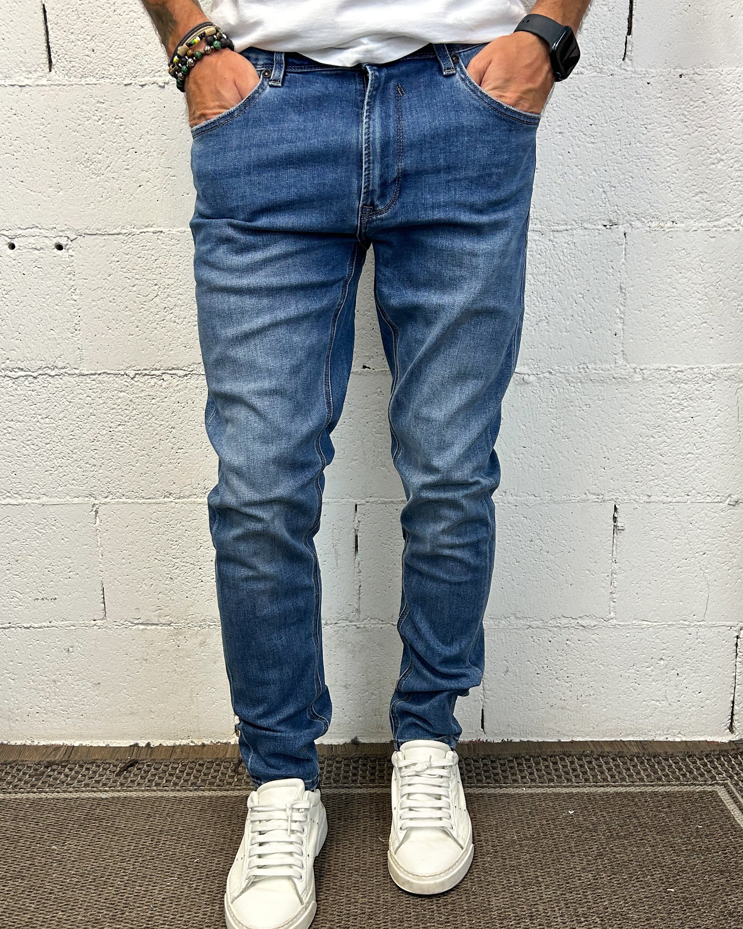 GIANNI LUPO Bruce 102 jeans slim elasticizzato