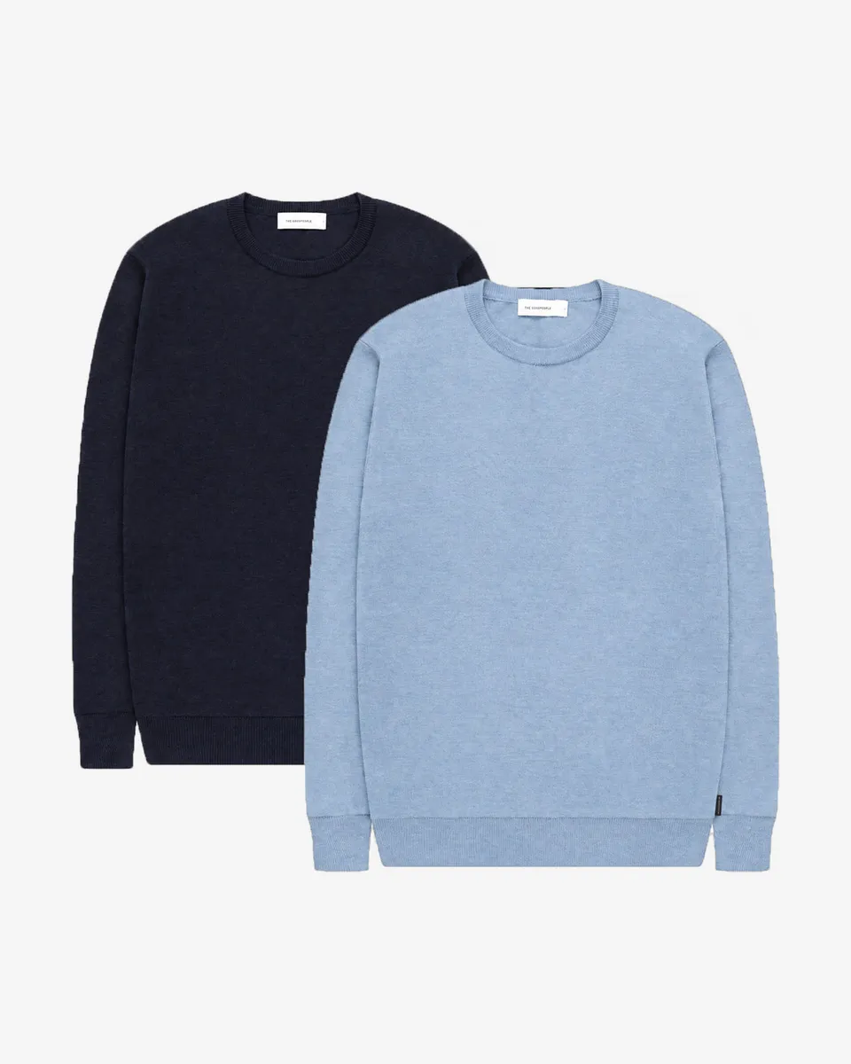 Goodpeople Essential Merino maglione lana 2 pezzi