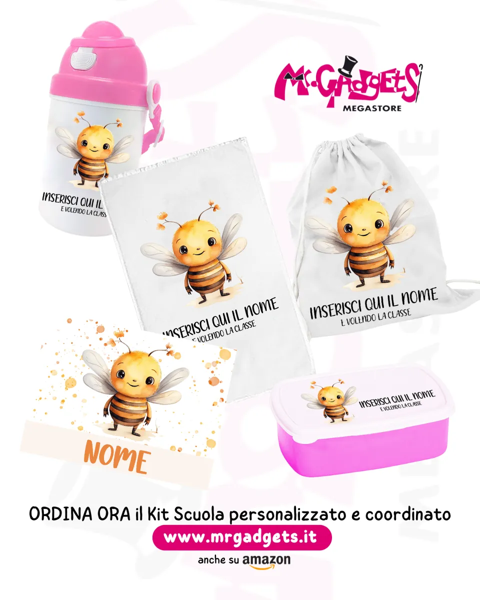Mr. Gadgets Ape kit scuola personalizzato coordinato