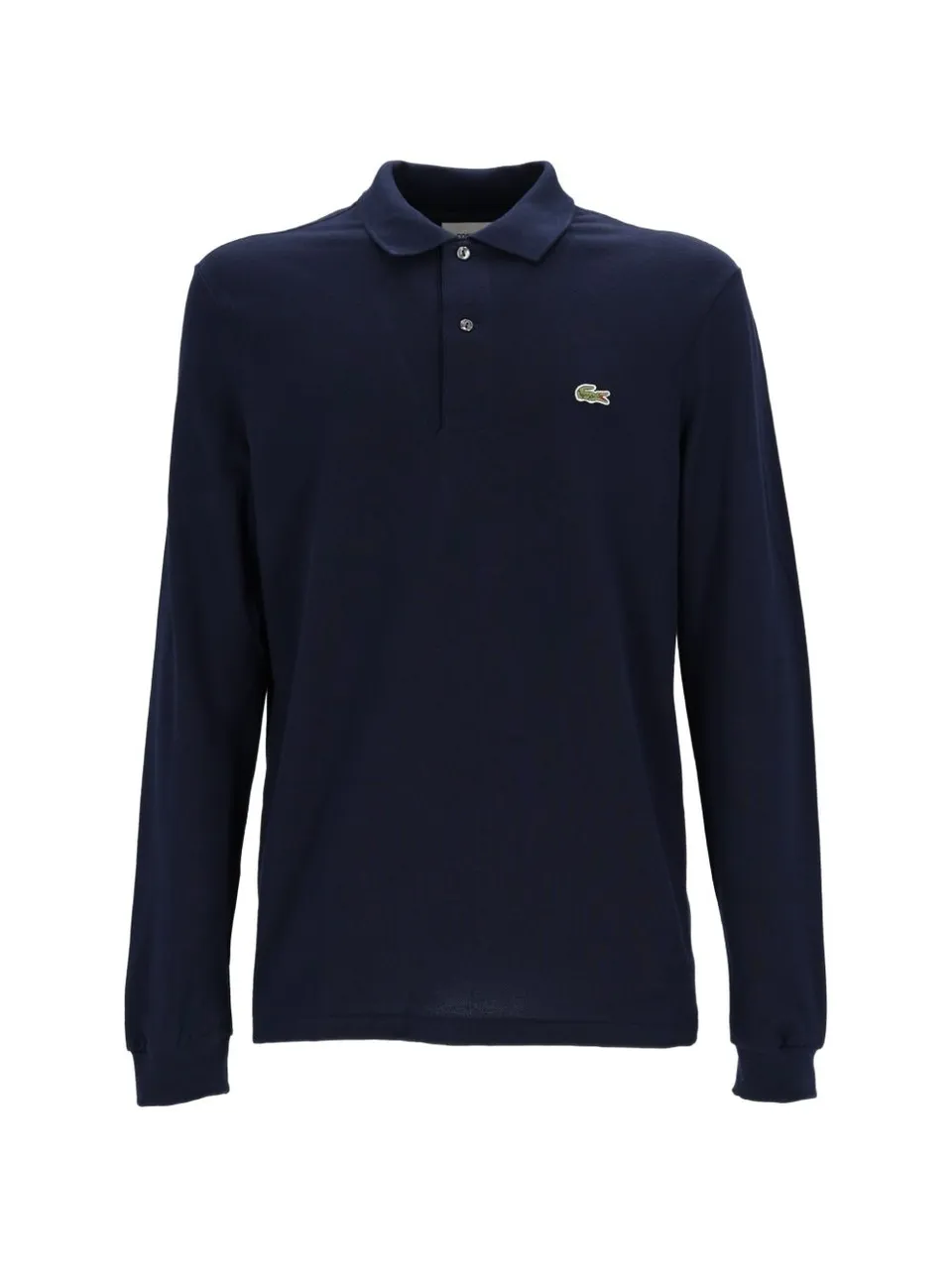Lacoste L1312 polo manica lunga blu navy cotone