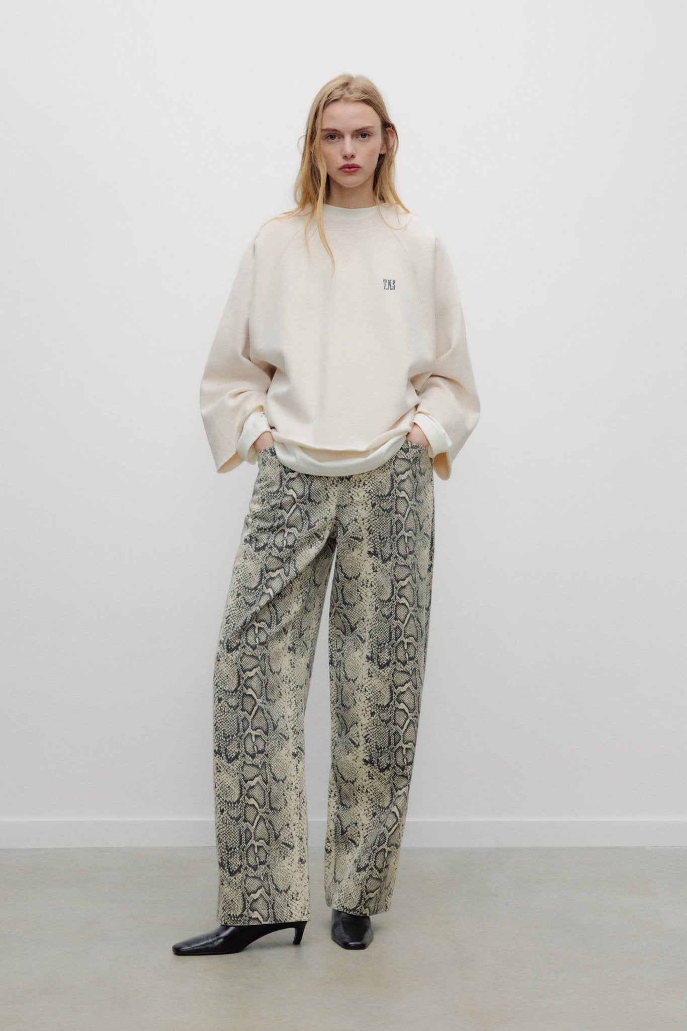 The New Society Fog felpa donna 100% cotone