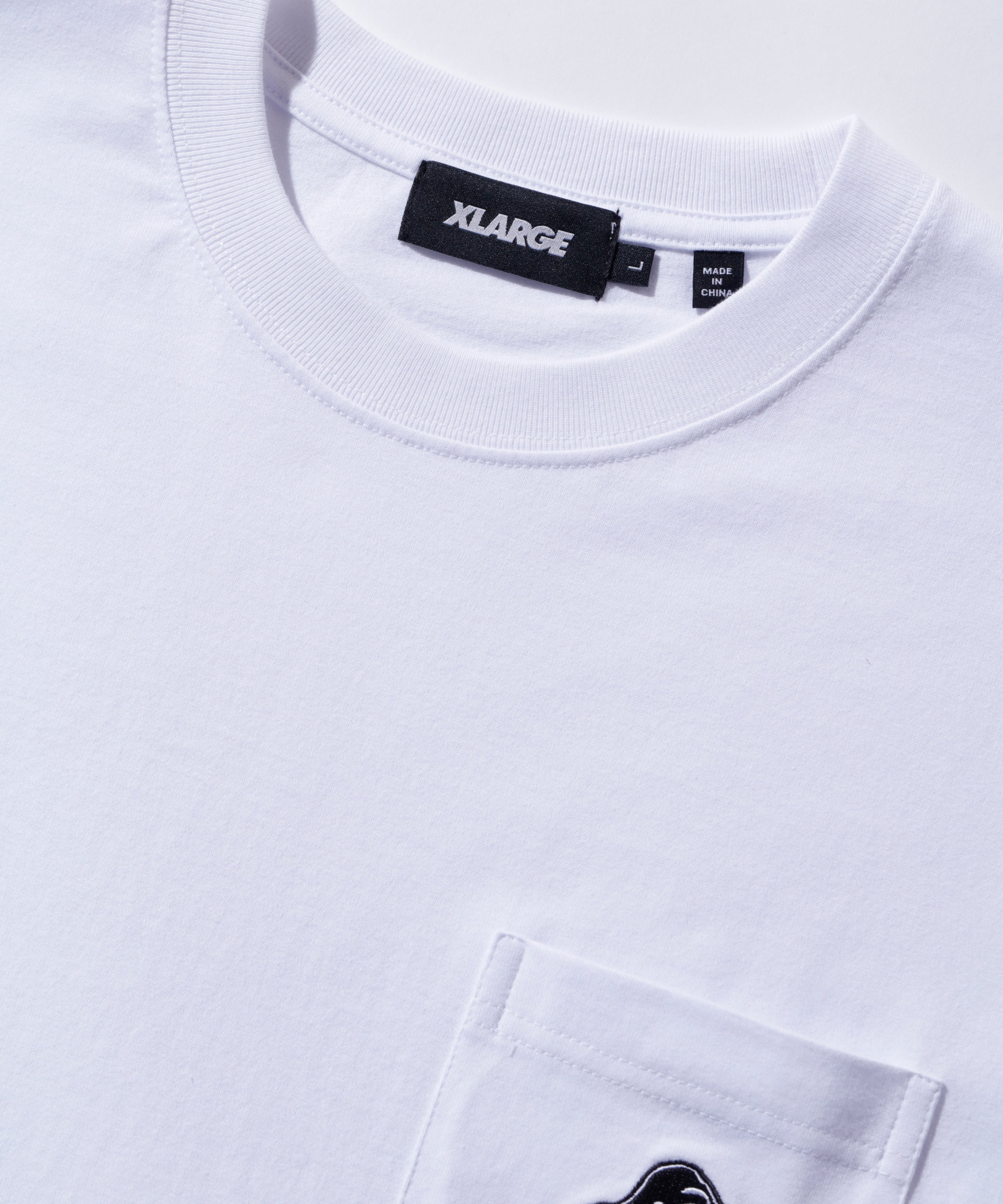 X-Large Slanted OG t-shirt tasca bianca cotone