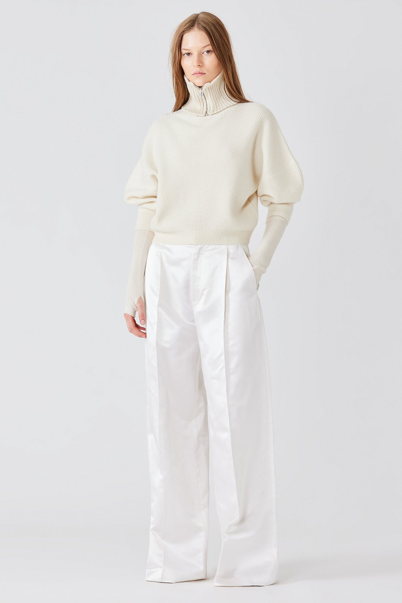 Sa Su Phi Mina maglione cashmere avorio