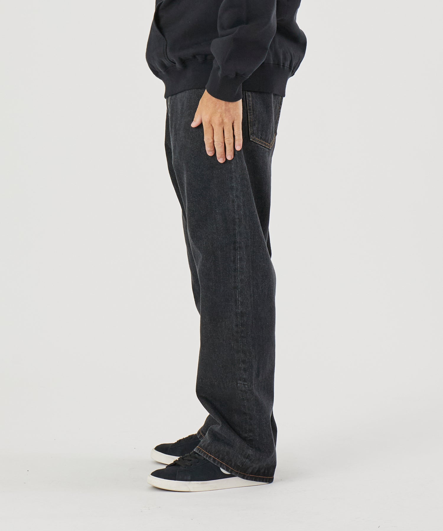 X-Large Printed Custom jeans denim neri stampa