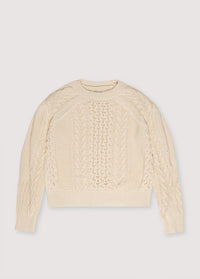 The New Society Quios maglione donna macadamia cotone