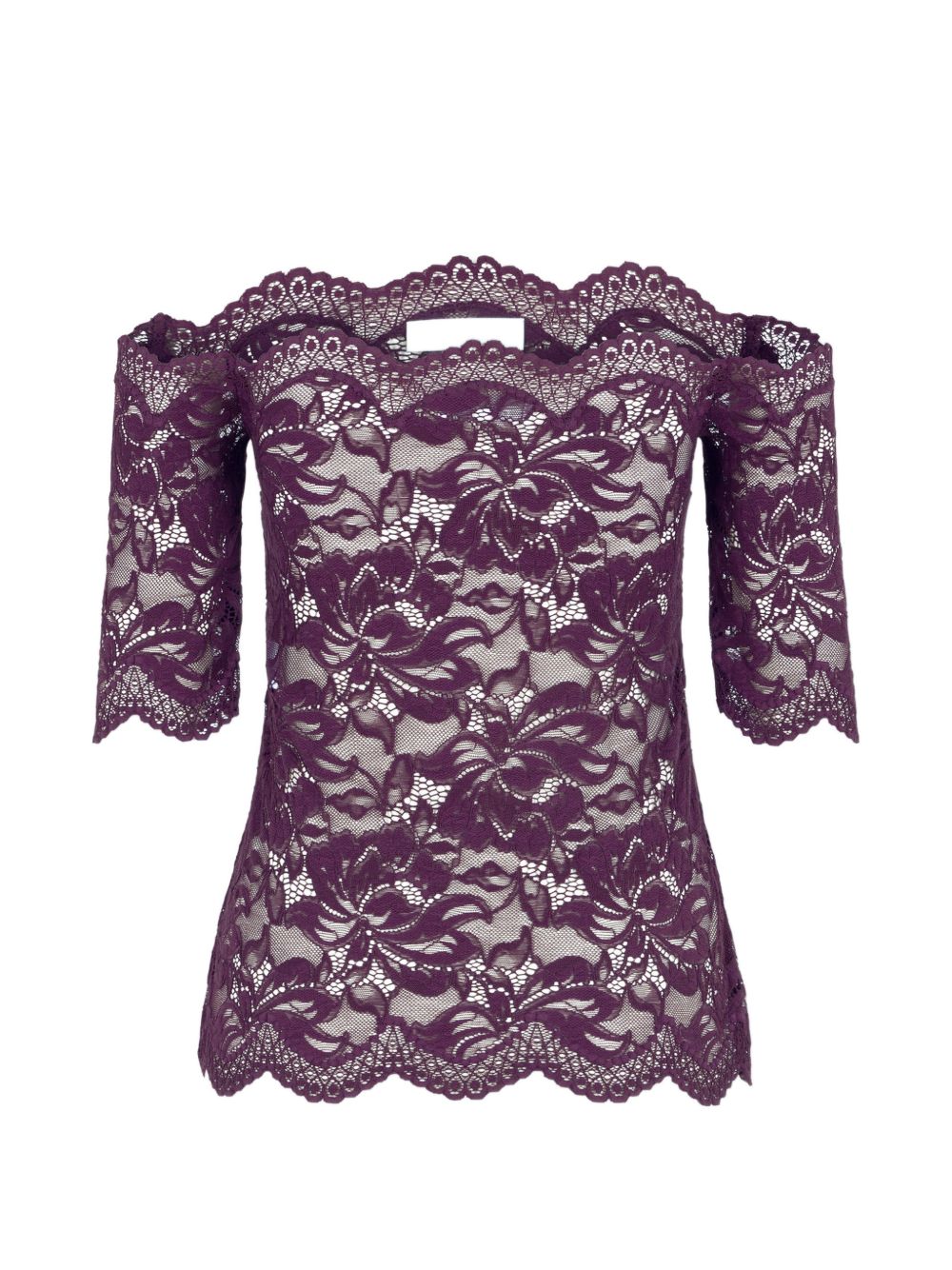 Rabanne 26AJT0697PA0170 Top Magenta Purple Donna