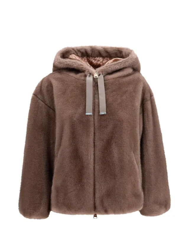 Herno GI000318D giubbotto bomber visone donna
