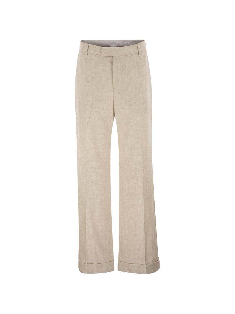 Brunello Cucinelli MB162P8492 pantaloni avorio donna