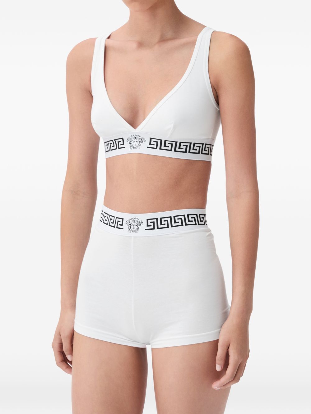 Versace 1027042 maglia intima donna nero invernale