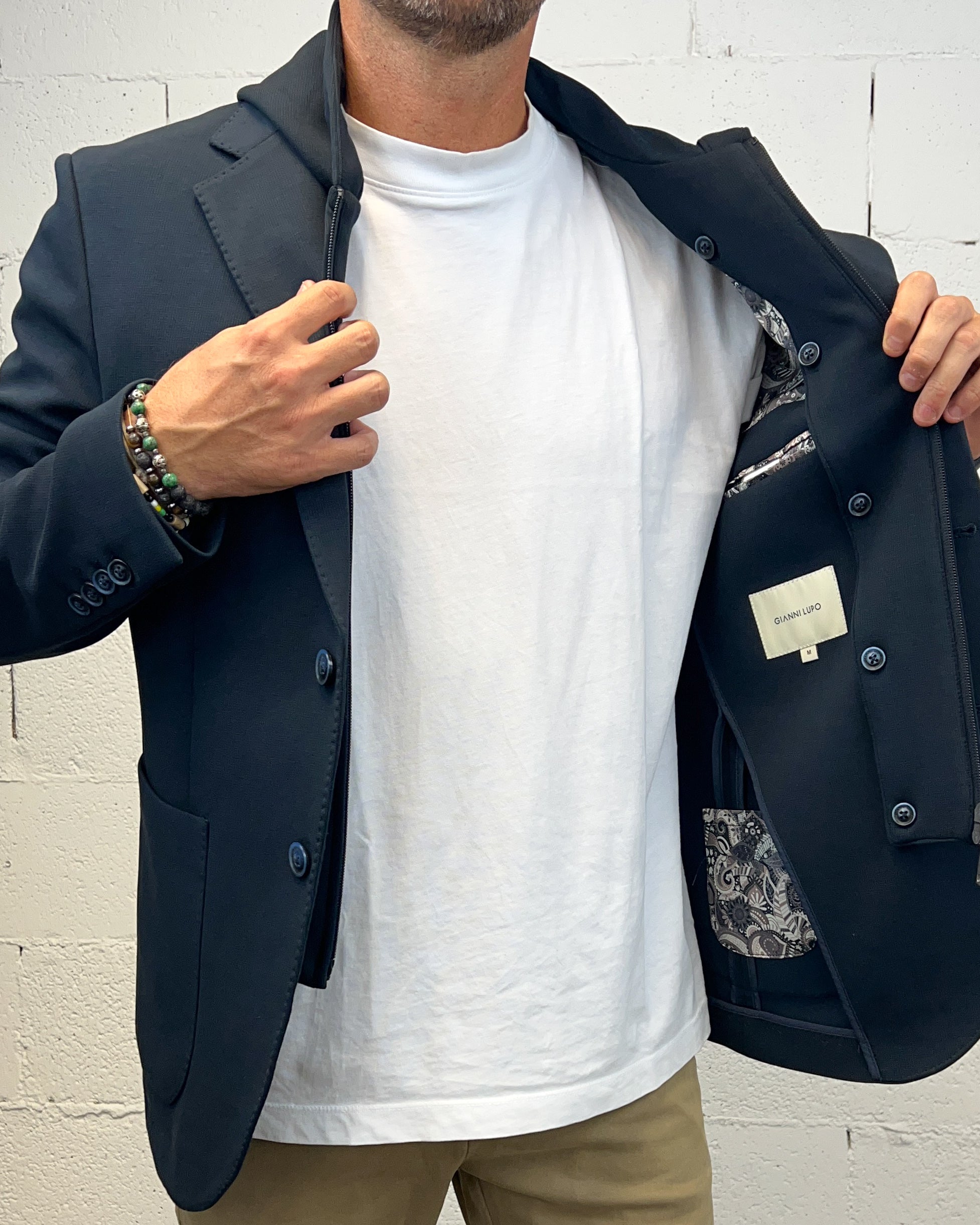 ONLYONE GIANNI LUPO giacca con gilet cappuccio removibile