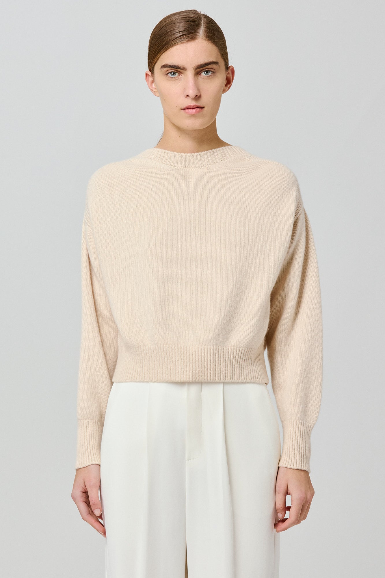 Sa Su Phi maglione V cashmere giallo chiaro