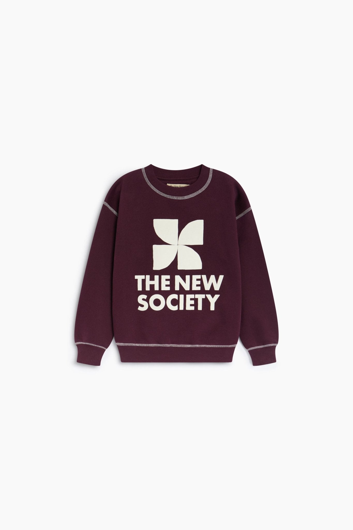 The New Society TNS Logo felpa Winetasting cotone