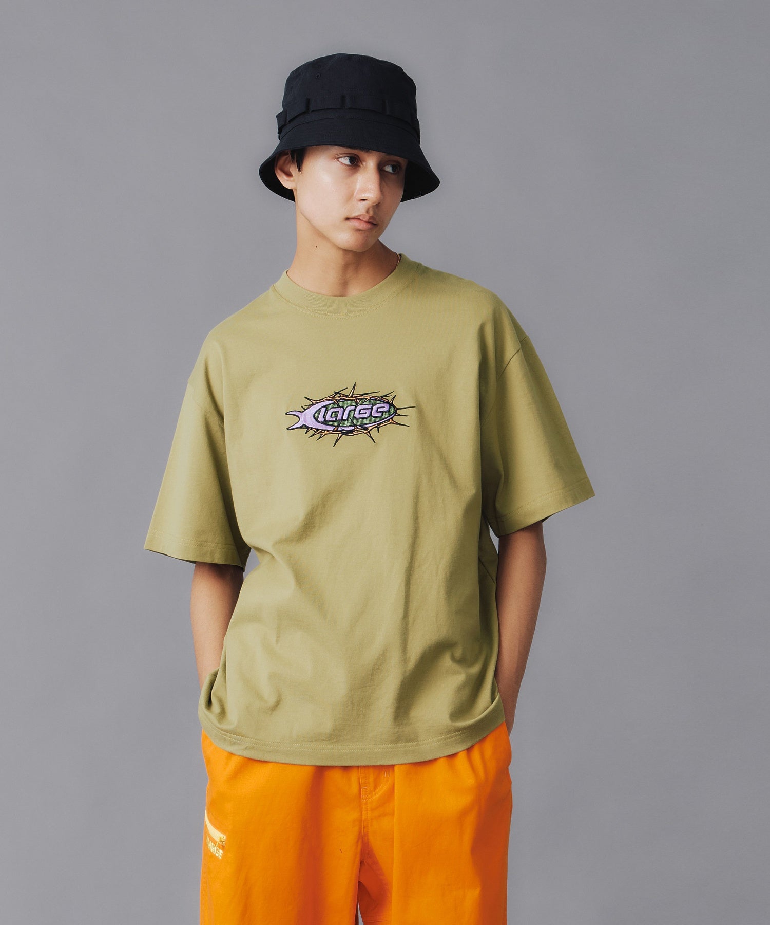 X-Large Barbed Wire Logo t-shirt maniche corte cotone