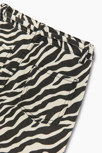 The New Society Dakota pantalone cargo zebra cotone