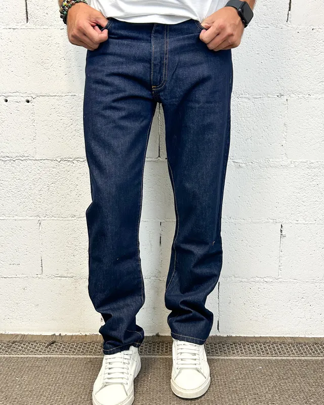 ONLYONE KLIXS 727 Mark Straight Jeans Uomo Lavaggio 0