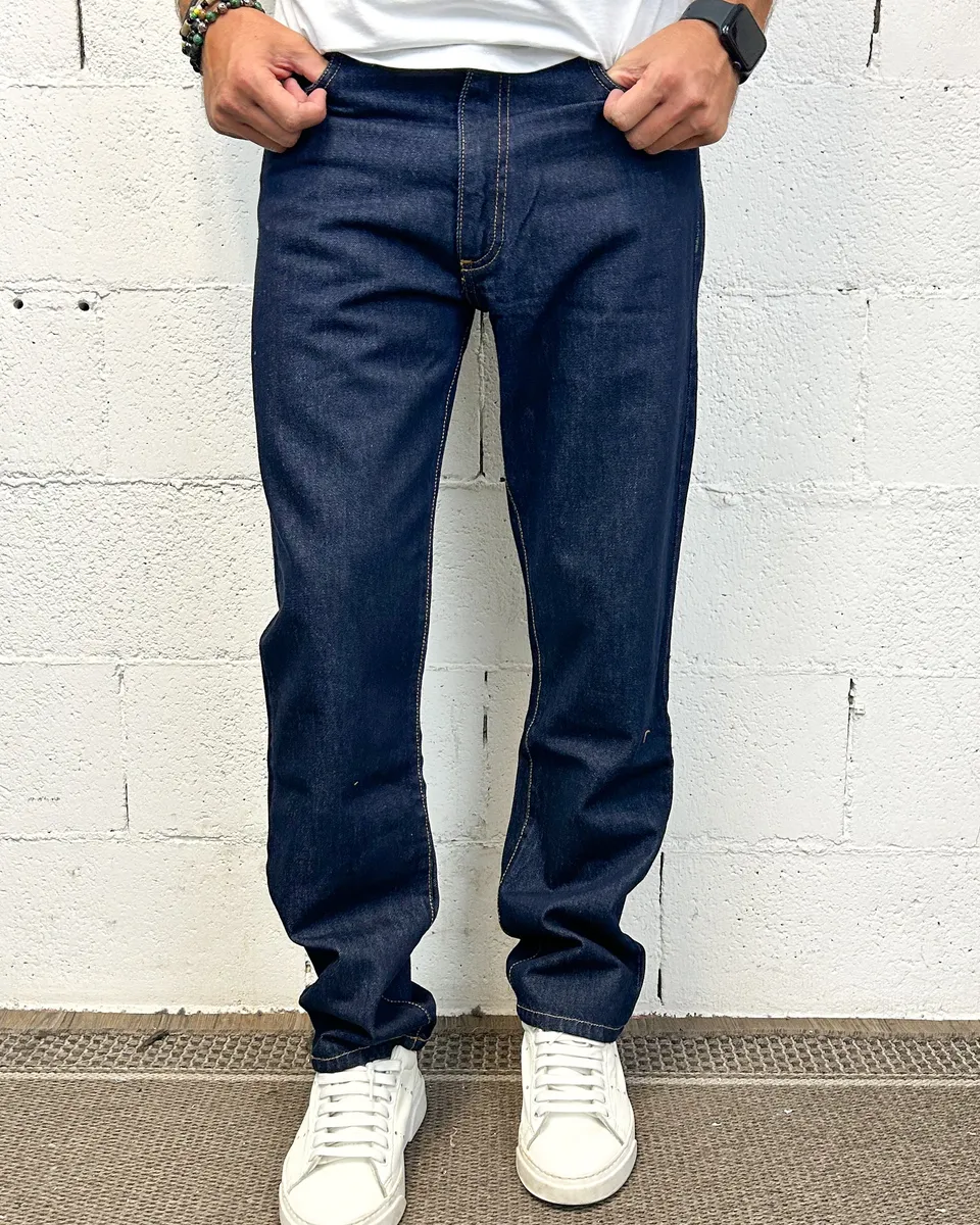 ONLYONE KLIXS 727 Mark Straight Jeans Uomo Lavaggio 0