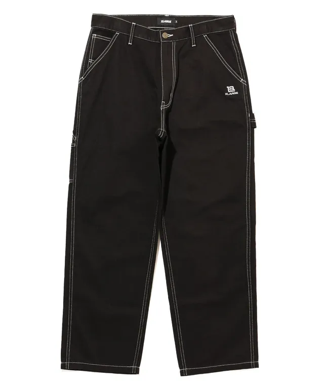 X-Large LA Stitched Painter pantaloni nero