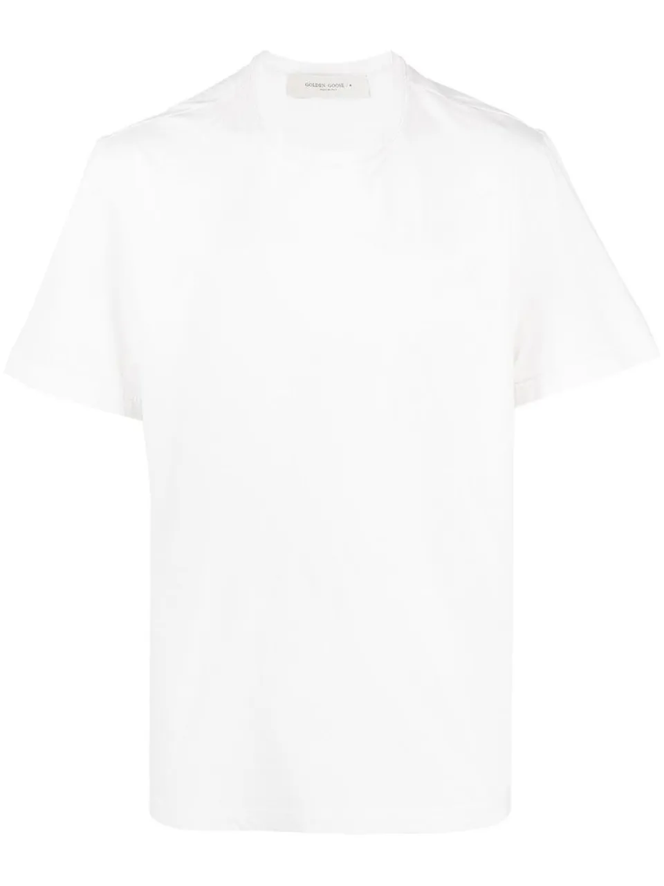 Golden Goose GMP01220 t-shirt uomo bianca cotone