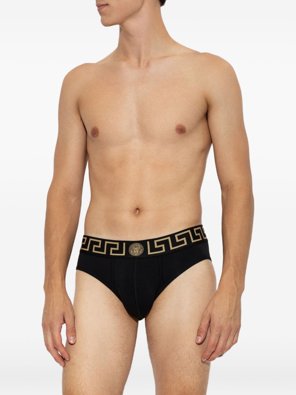 Versace AU10180 maglia intima nero uomo