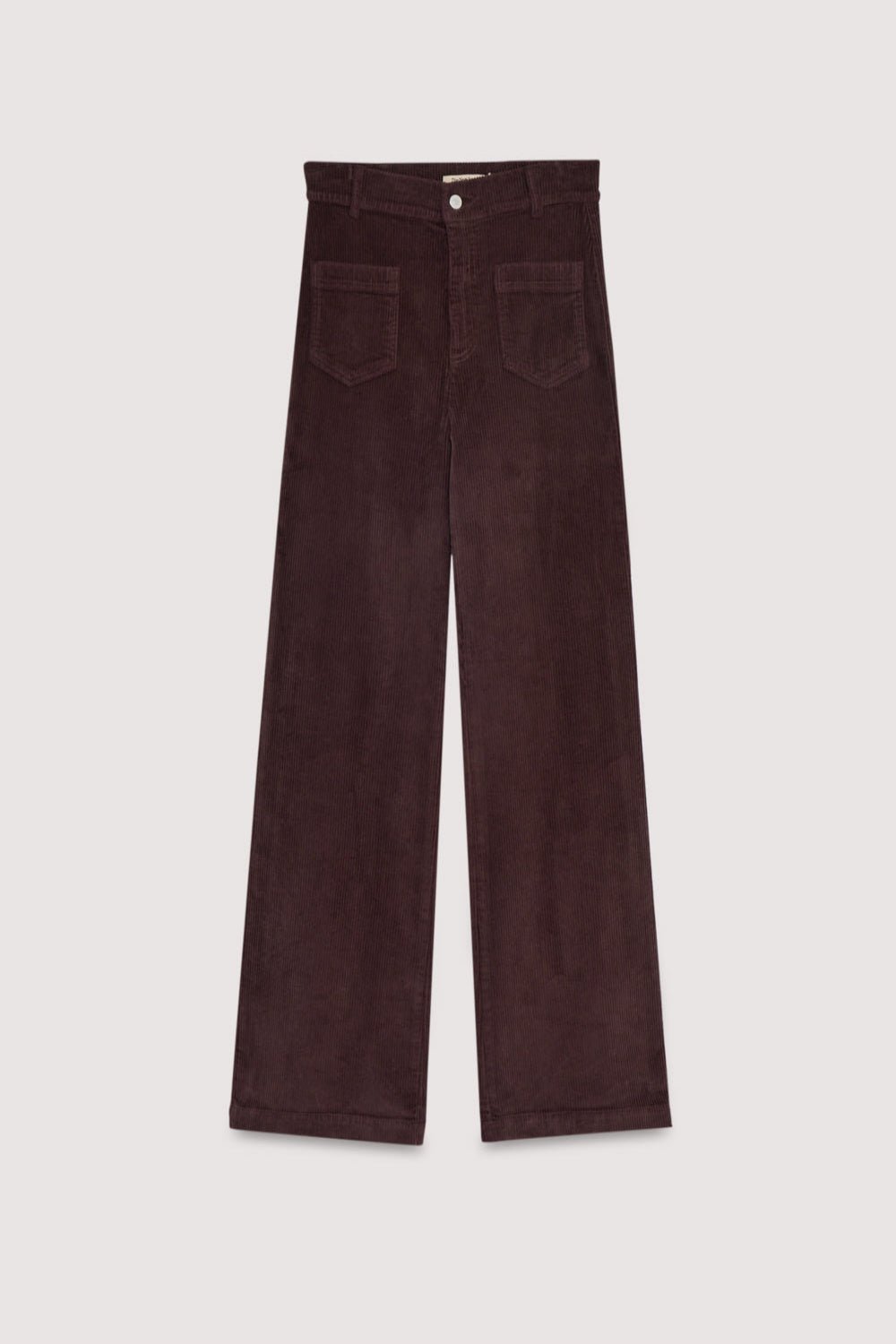 The New Society Ines Pantaloni Donna Roast Velluto