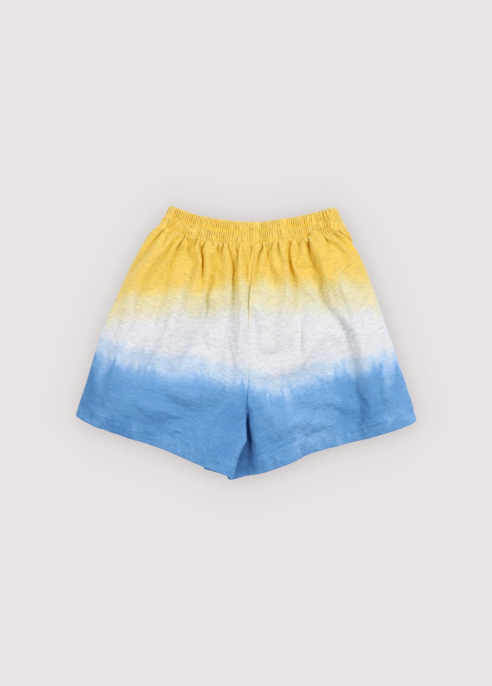 The New Society Tie Dye Bermuda Mimosa shorts giallo 6 anni cotone