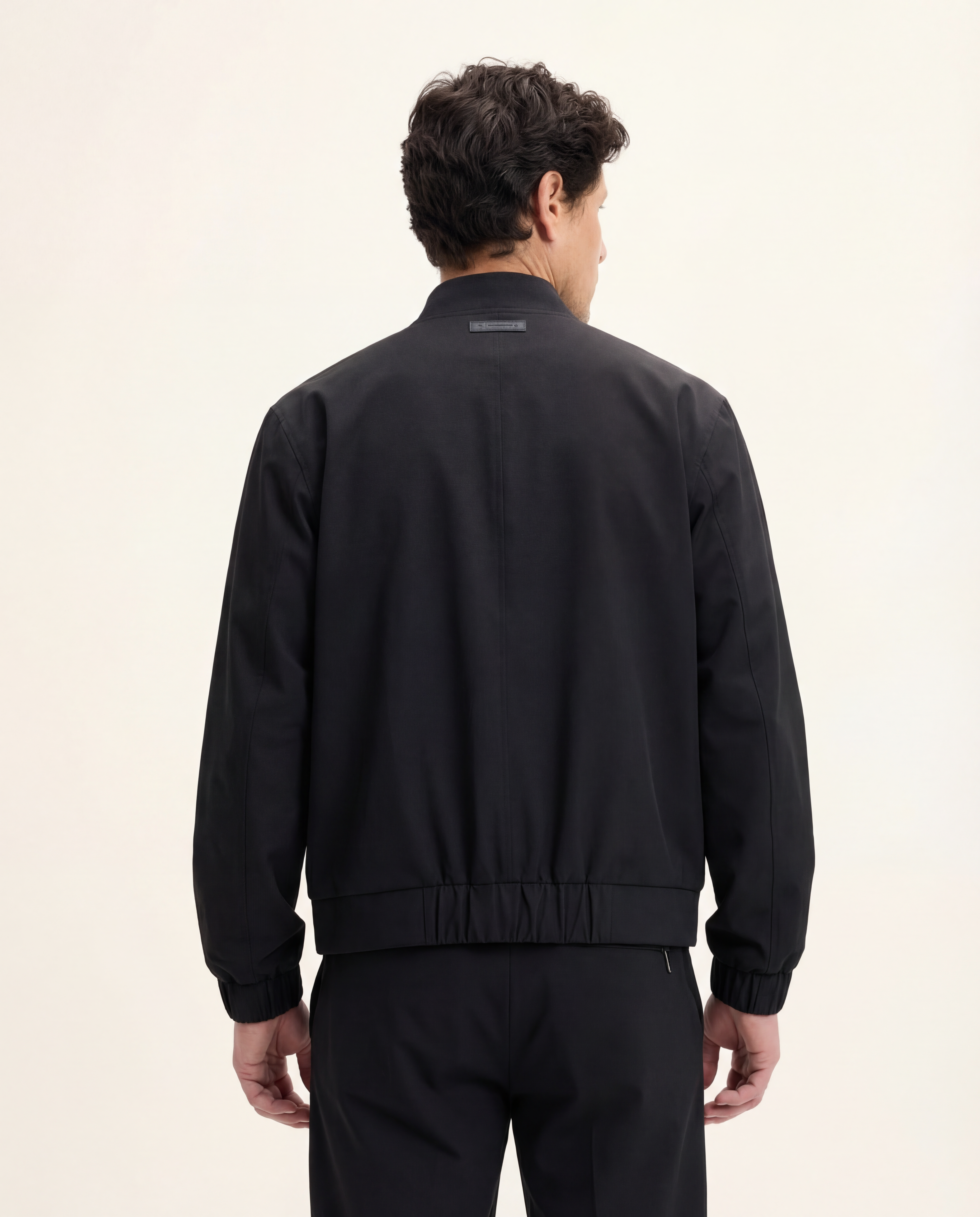 Goodpeople Jako giacca bomber nera cotone