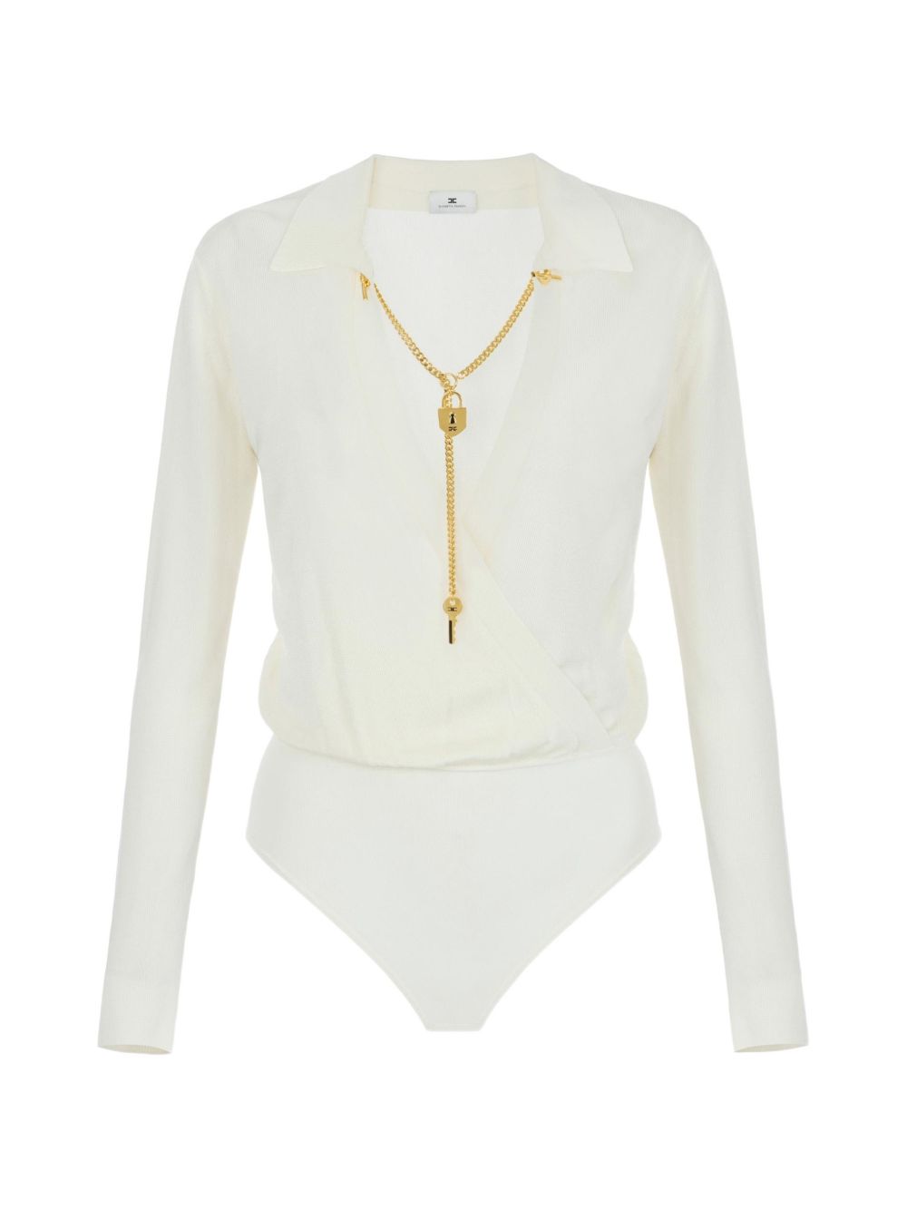 Elisabetta Franchi BK03S66E2 top donna burro