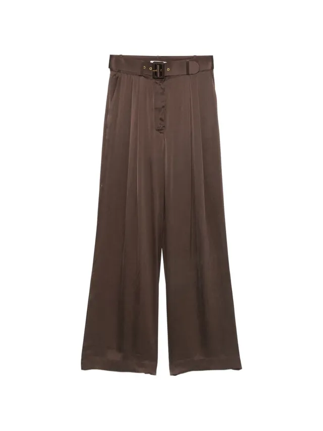 Zimmermann 2151PF26R pantaloni donna bitter chocolate