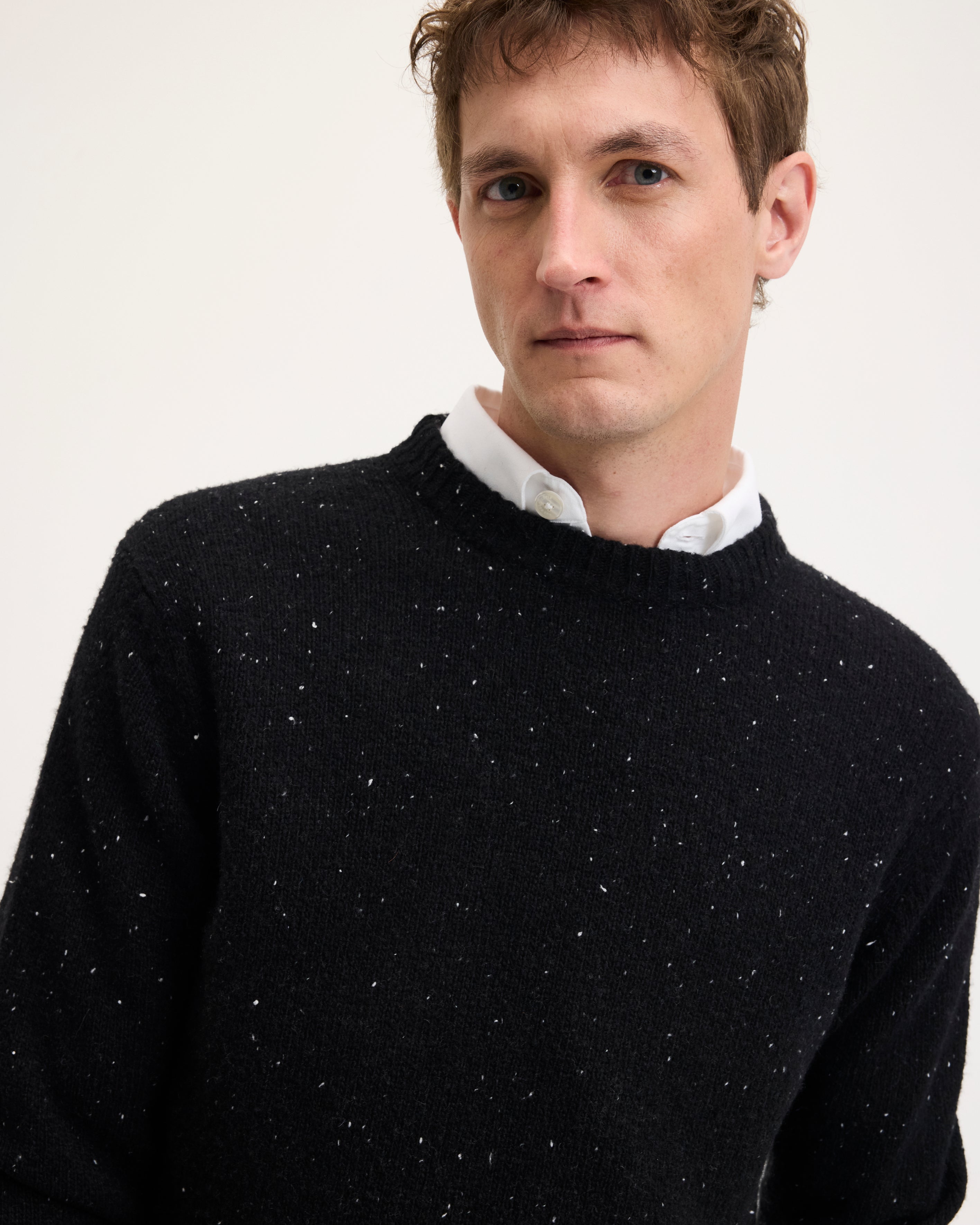 GOODPEOPLE Kookai maglione lana nero in misto lana