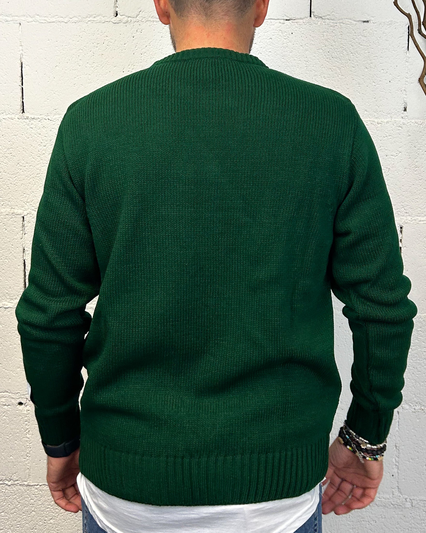ONLYONE SUPERCULTURE Bear Cortina pullover bosco