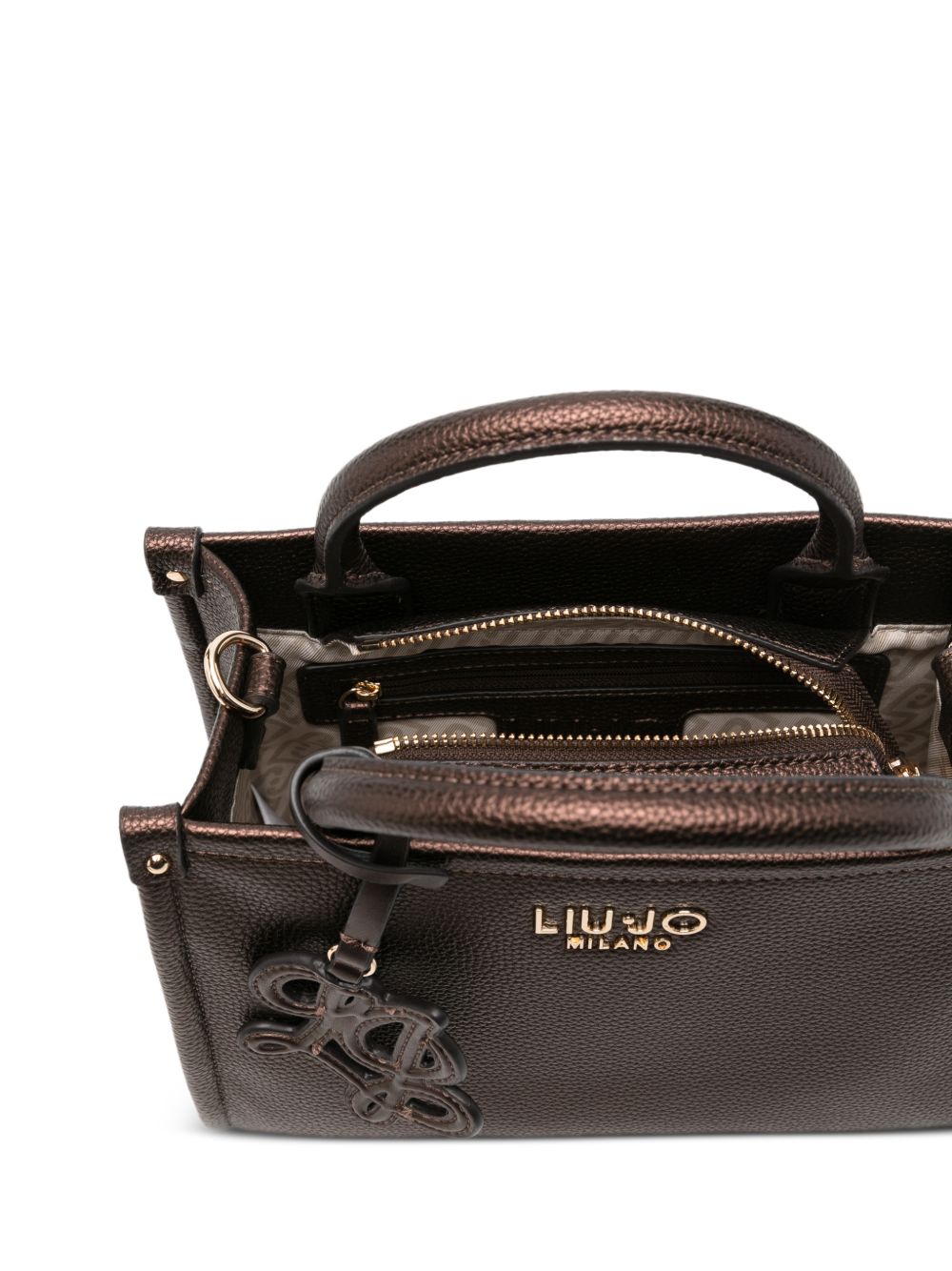 Liu Jo AF6192ES039 tote donna moro metallizzato
