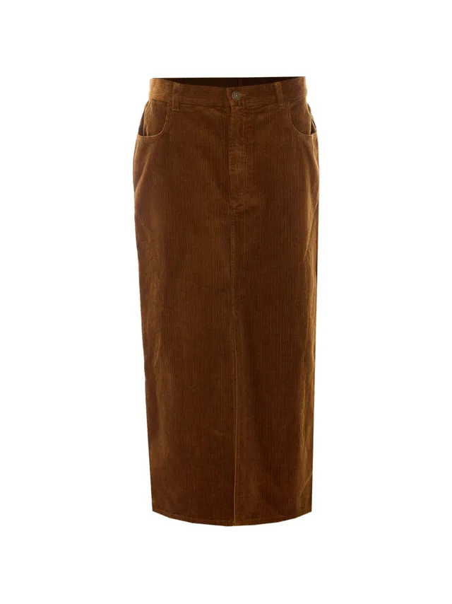 Marant Étoile JU0408FB gonna corta caramel
