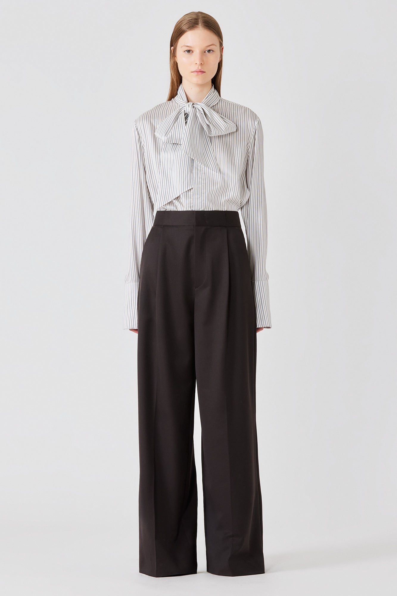 Sa Su Phi Bogart pantaloni in lana marroni