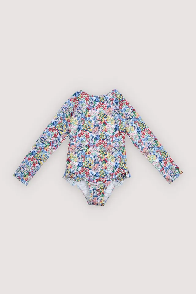 The New Society Verbena costume intero floreale 6 anni