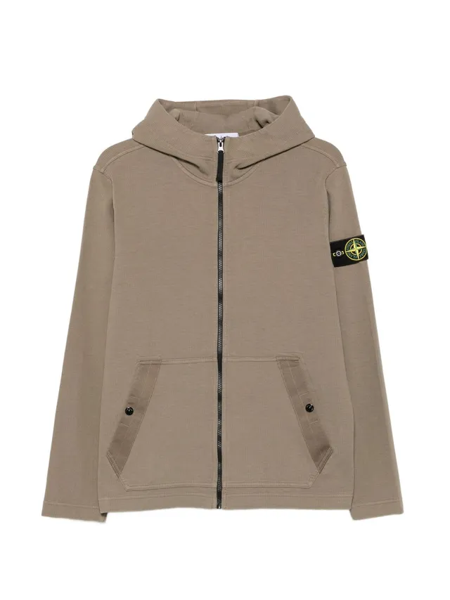 Stone Island L2S156100020 Felpa Verde Militare Uomo