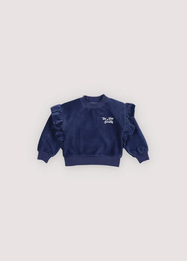 The New Society Clau felpa neonato 6 mesi Infinite Navy