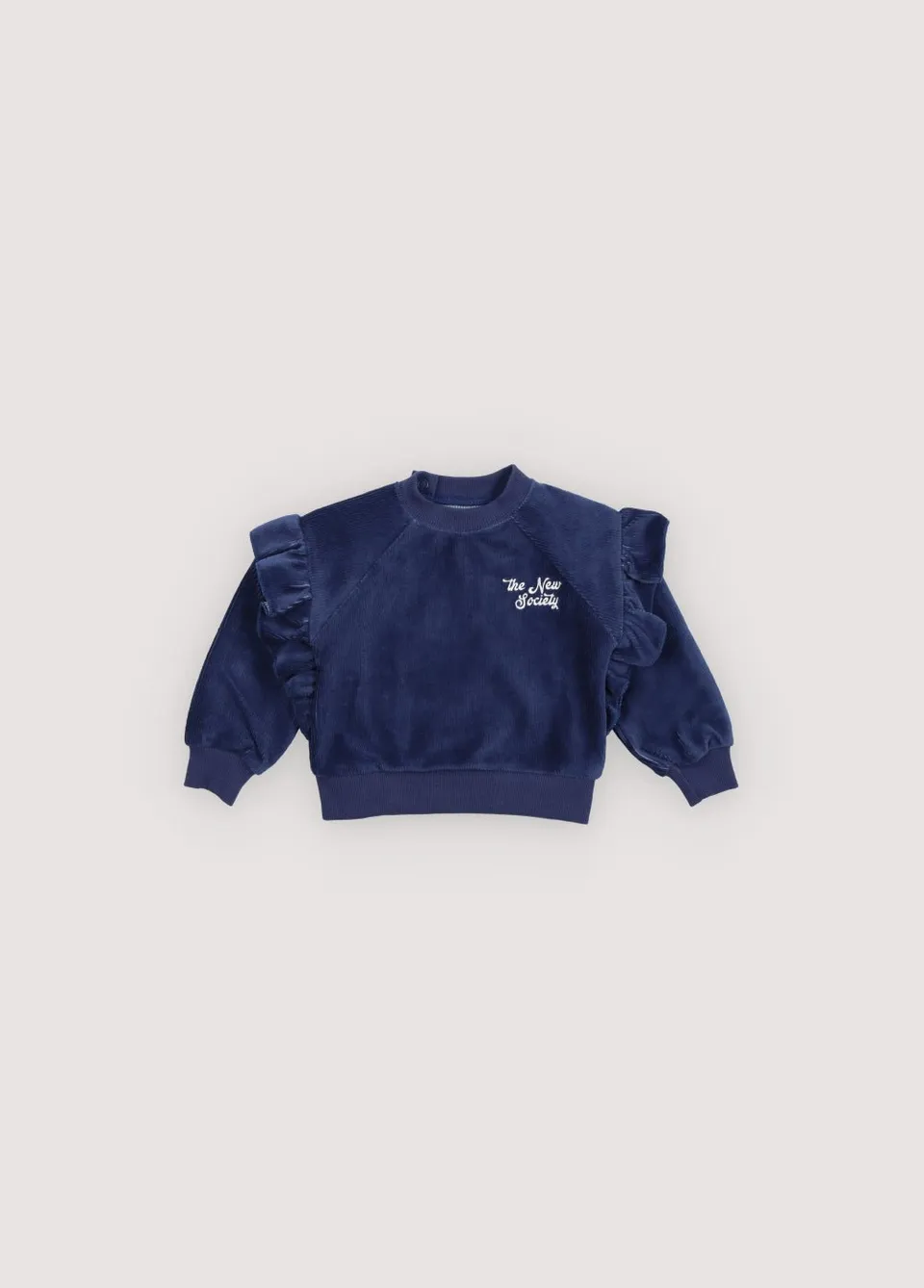 The New Society Clau felpa neonato 6 mesi Infinite Navy