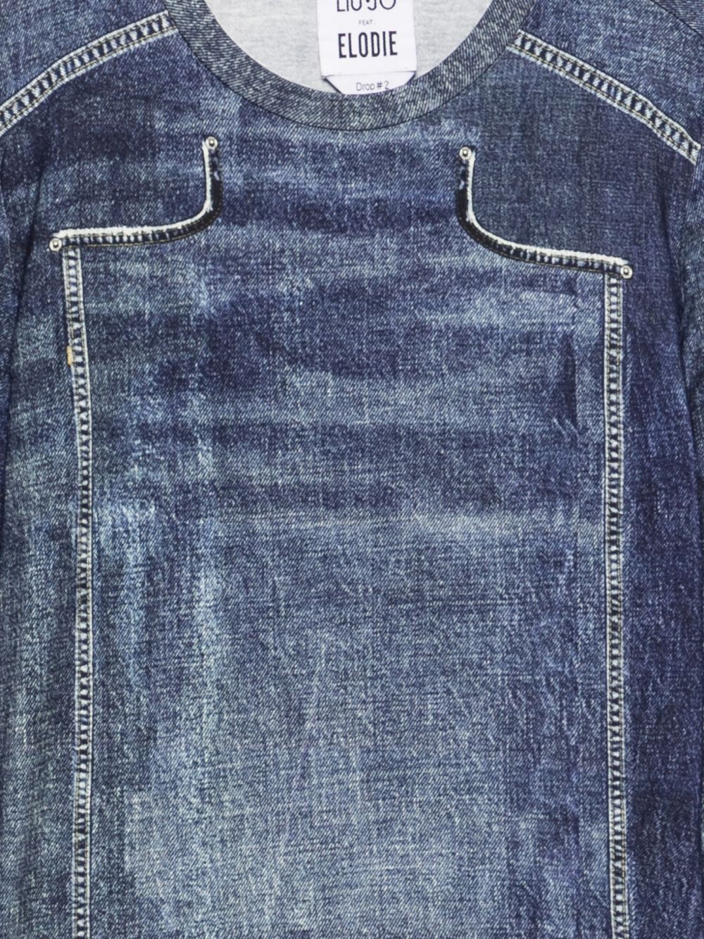 Liu Jo UF6515J1624 t-shirt special denim donna