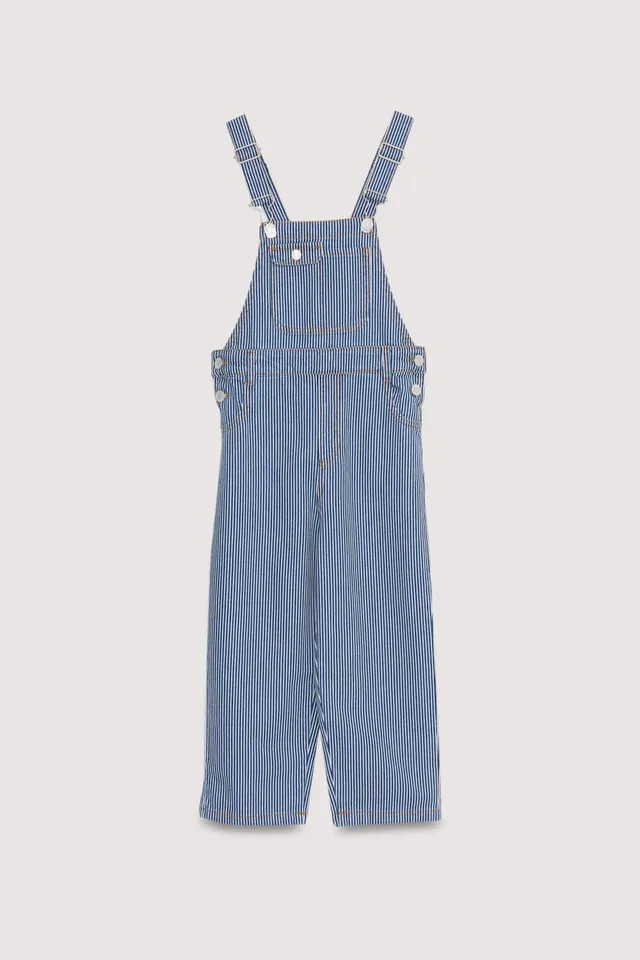 The New Society Diana salopette bimba denim cotone