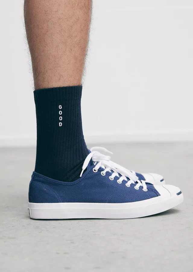 Goodpeople Xoto calzini cotone blu navy