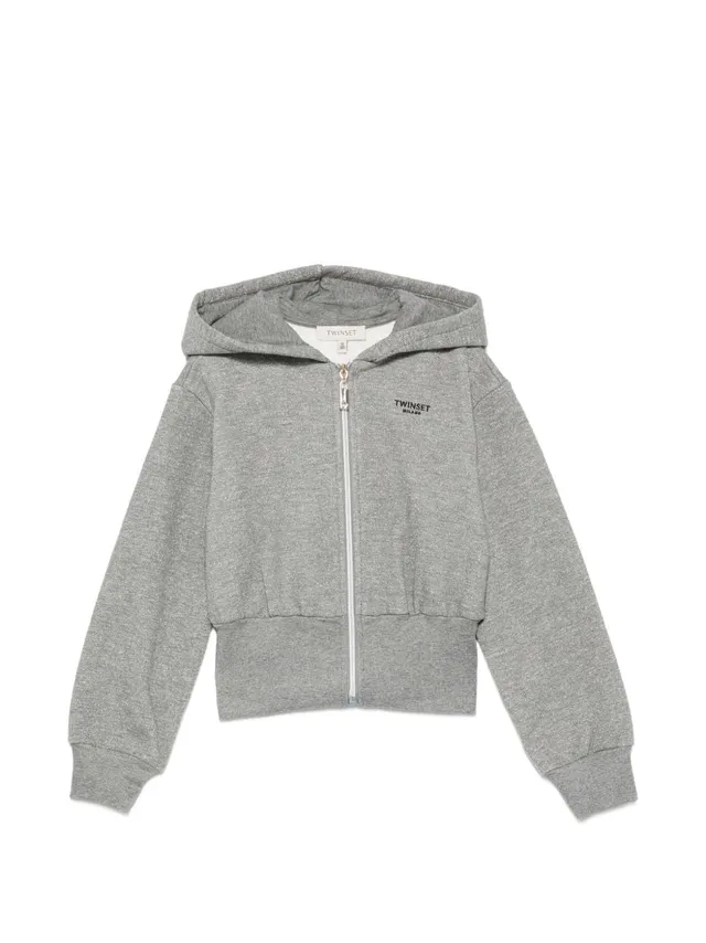 Twinset Girl 262GJ2150 felpa grigia bambina