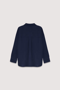 The New Society TNS Tencel camicia Infinite Navy
