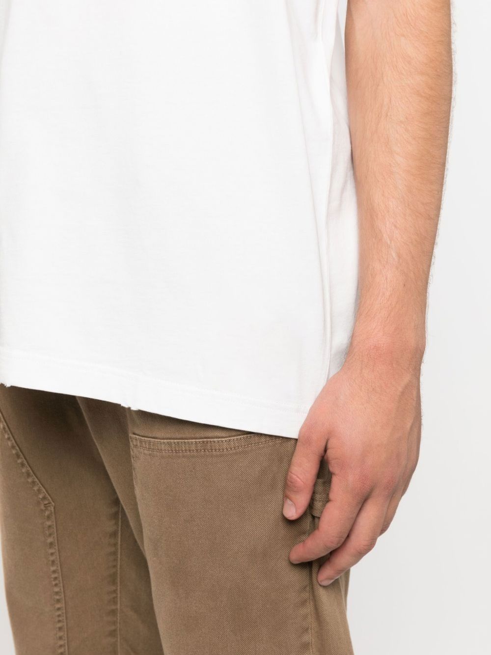 Golden Goose GMP01220 t-shirt uomo bianca cotone